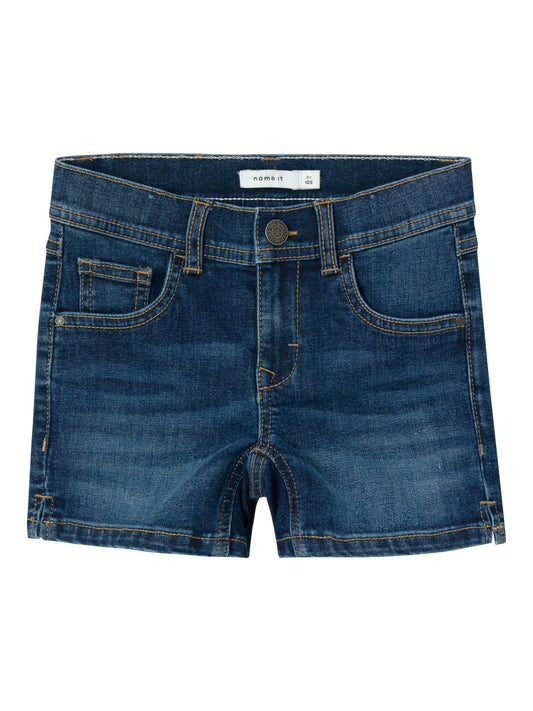 NKFSALLI SLIM DNM SHORTS 9843-IC TB