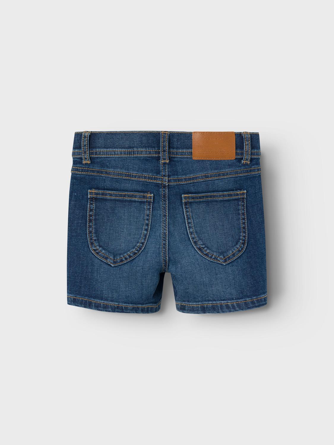 NKFSALLI SLIM DNM SHORTS 9843-IC TB