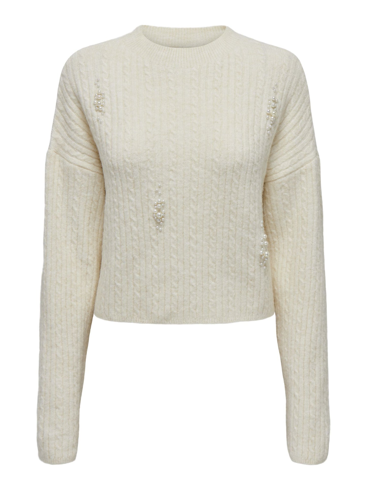 ONLMARILLA LS PEARL ONECK KNT