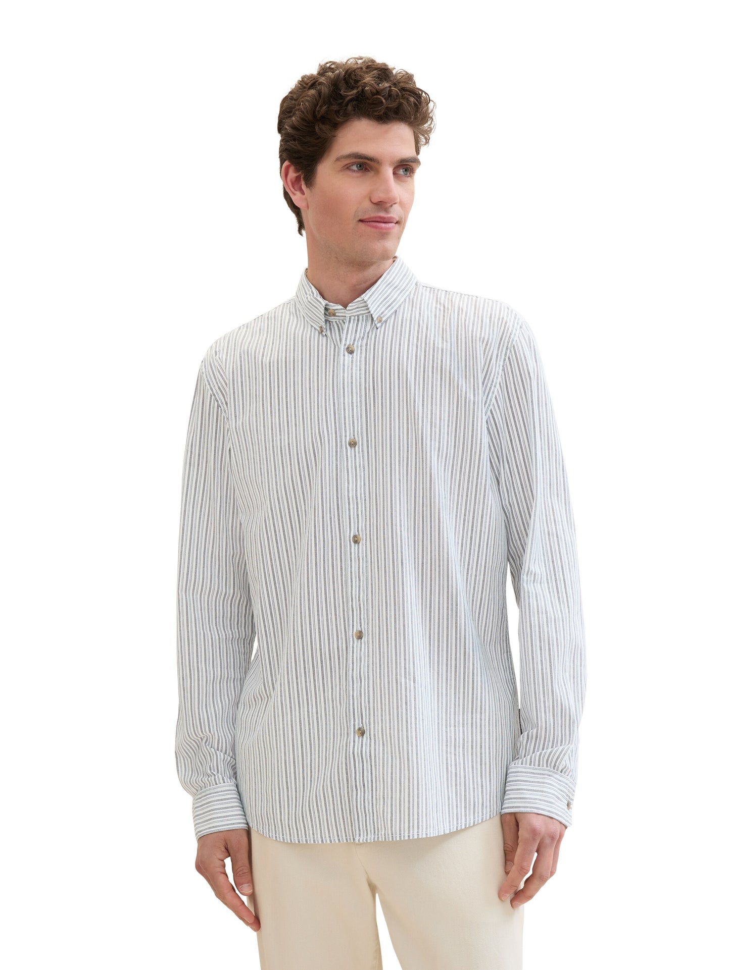 Poplin Hemd mit Print