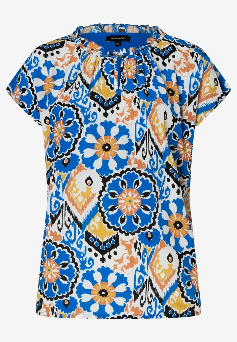 Blusenshirt  Ornament Print  Sommer-Kollektion