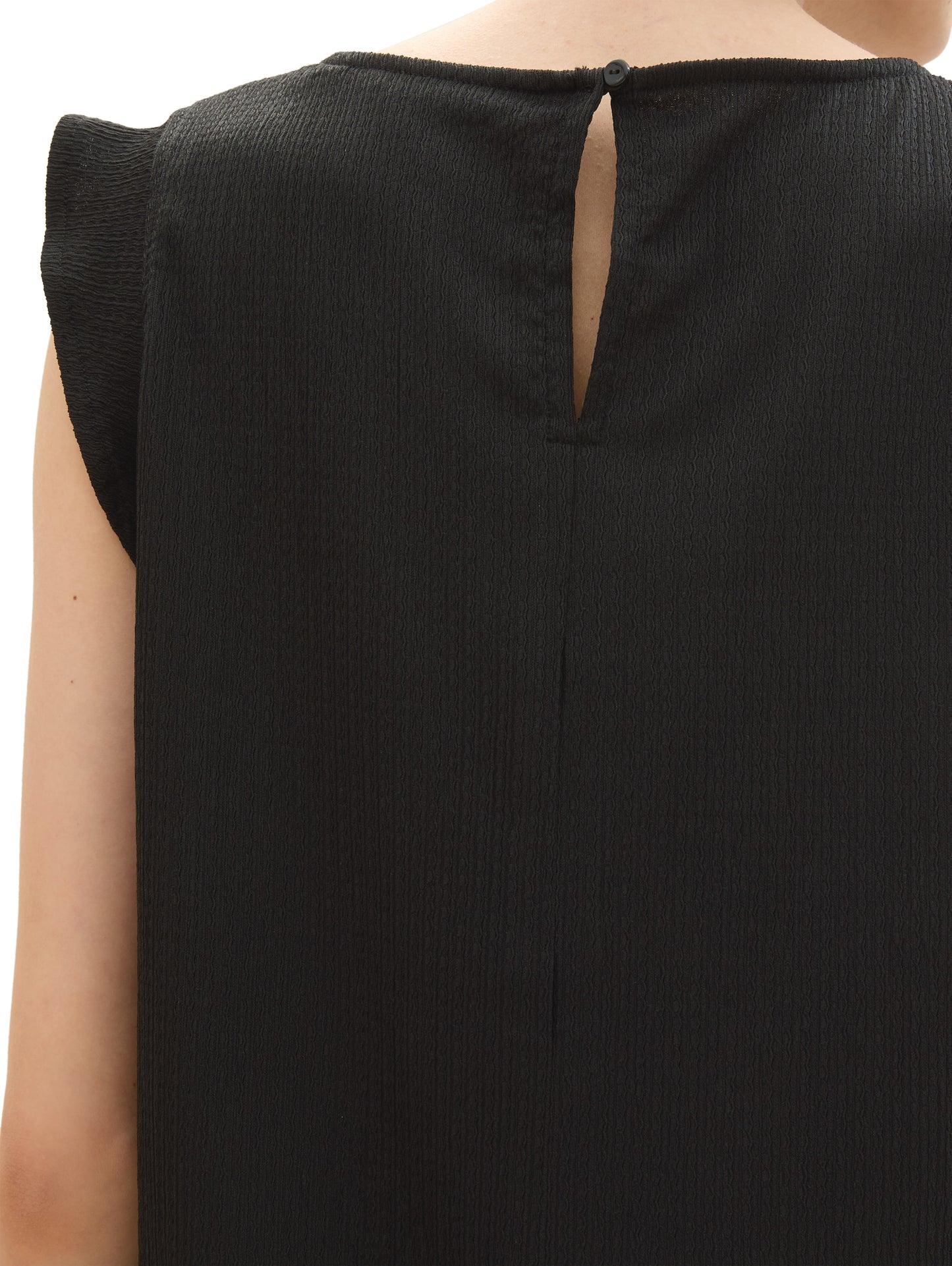 Loose Fit Top mit Volantärmeln