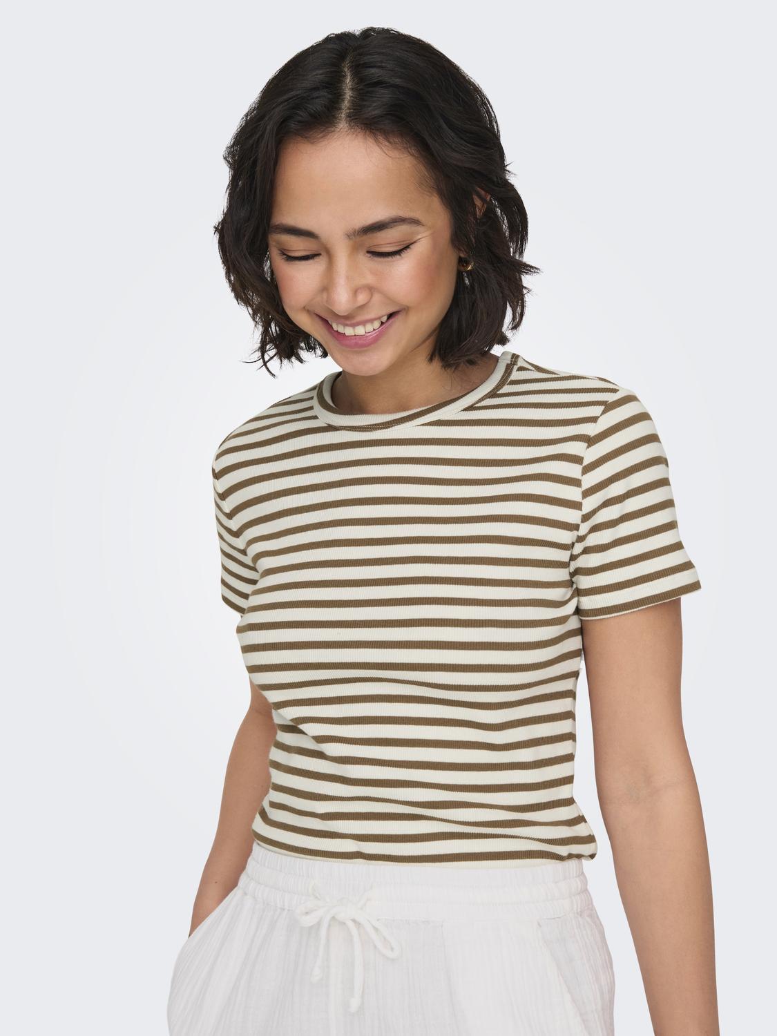 JDYSOLAR S/S O NECK TOP JRS NOOS