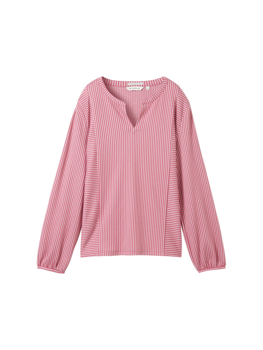 Gestreifte T-Shirt-Bluse