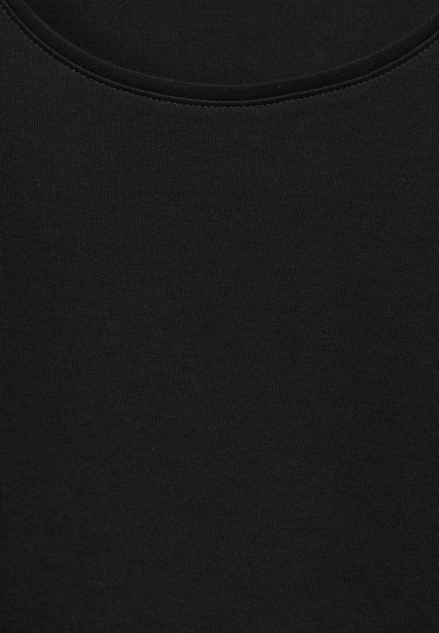 T-Shirt in Unifarbe