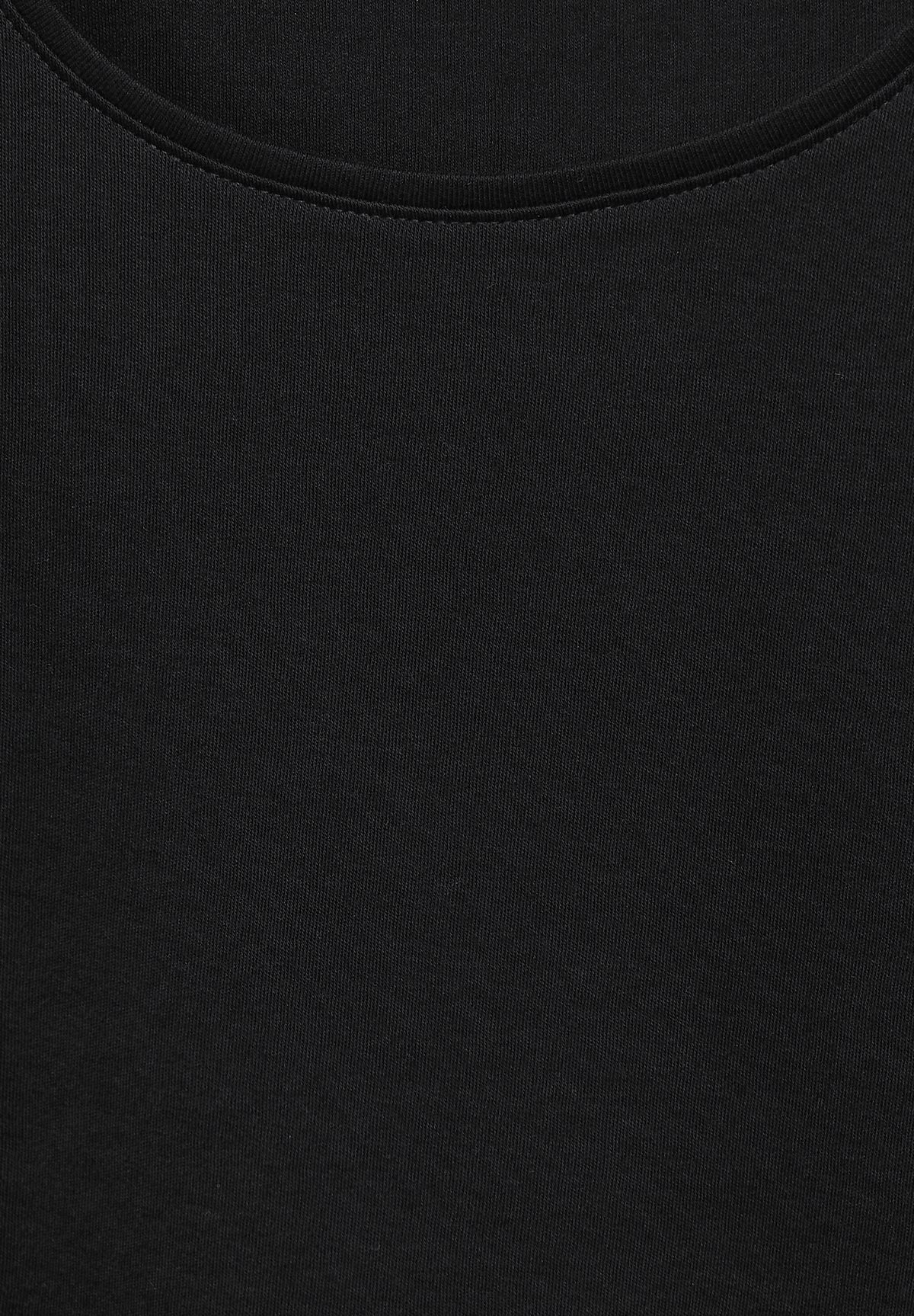 T-Shirt in Unifarbe