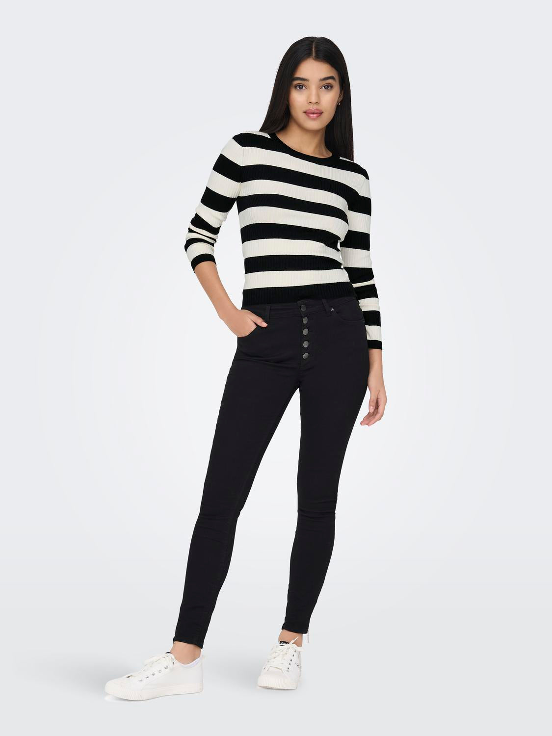 JDYPLUM L/S O-NECK PULLOVER KNT NOOS