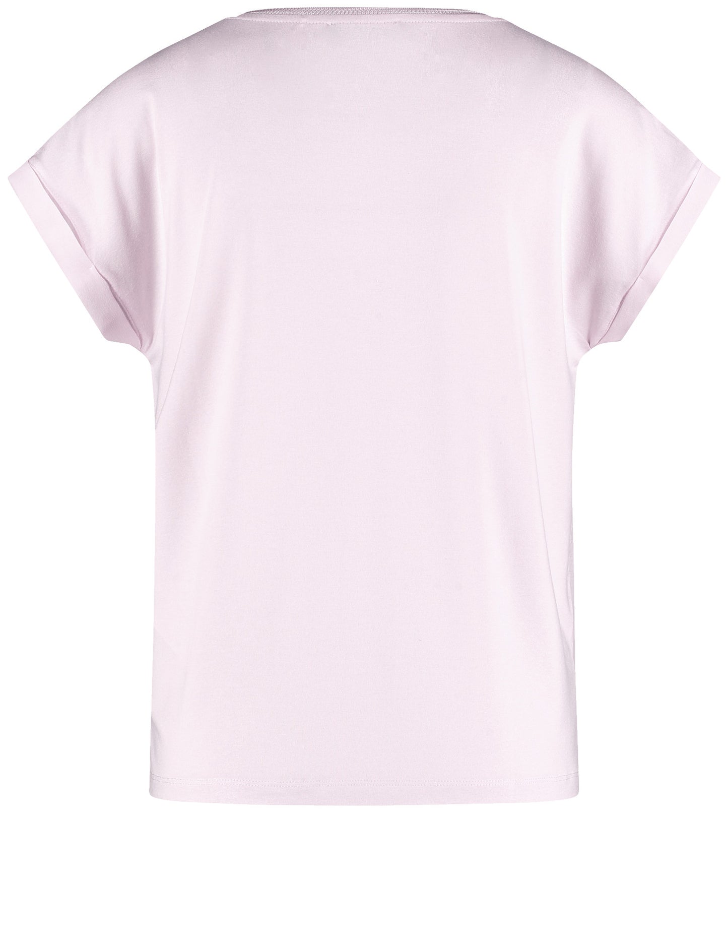 Blusenshirt mit Chiffon-Overlayer