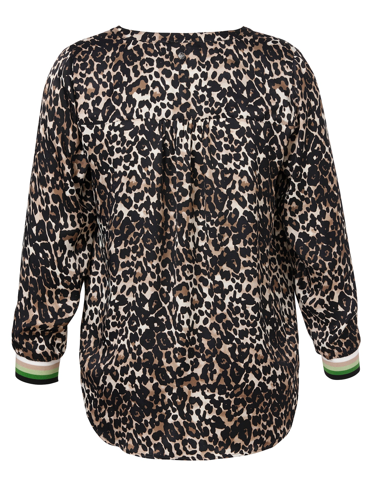Bluse V-Ausschnitt 1/1 Arm Druck