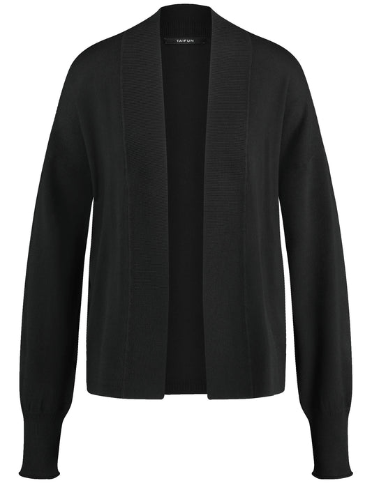 Offene Strickjacke