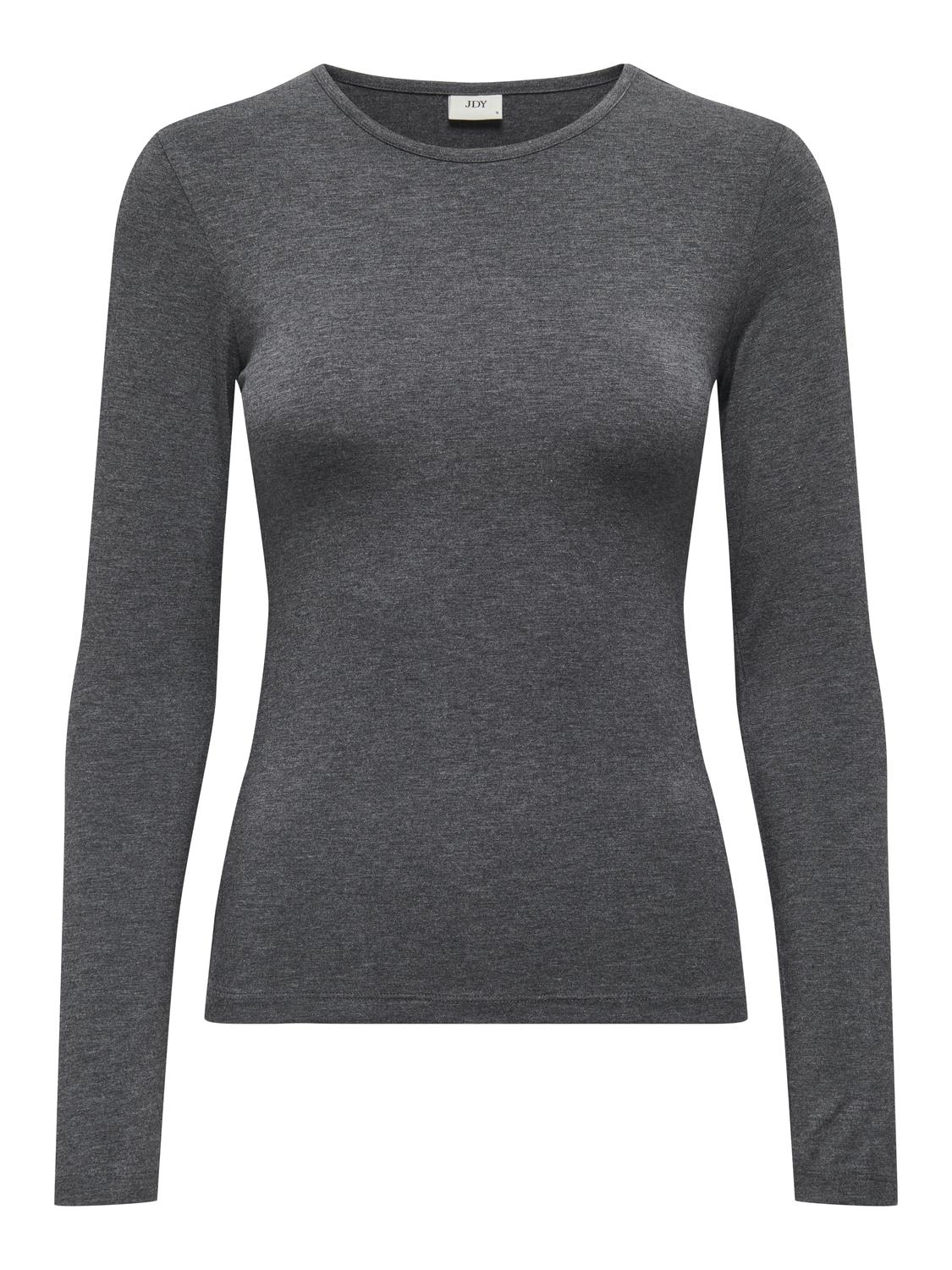 JDYMILA L/S O-NECK TOP JRS
