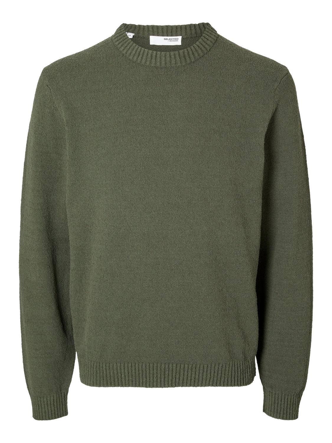 SLHLOOP LS KNIT CREW NECK