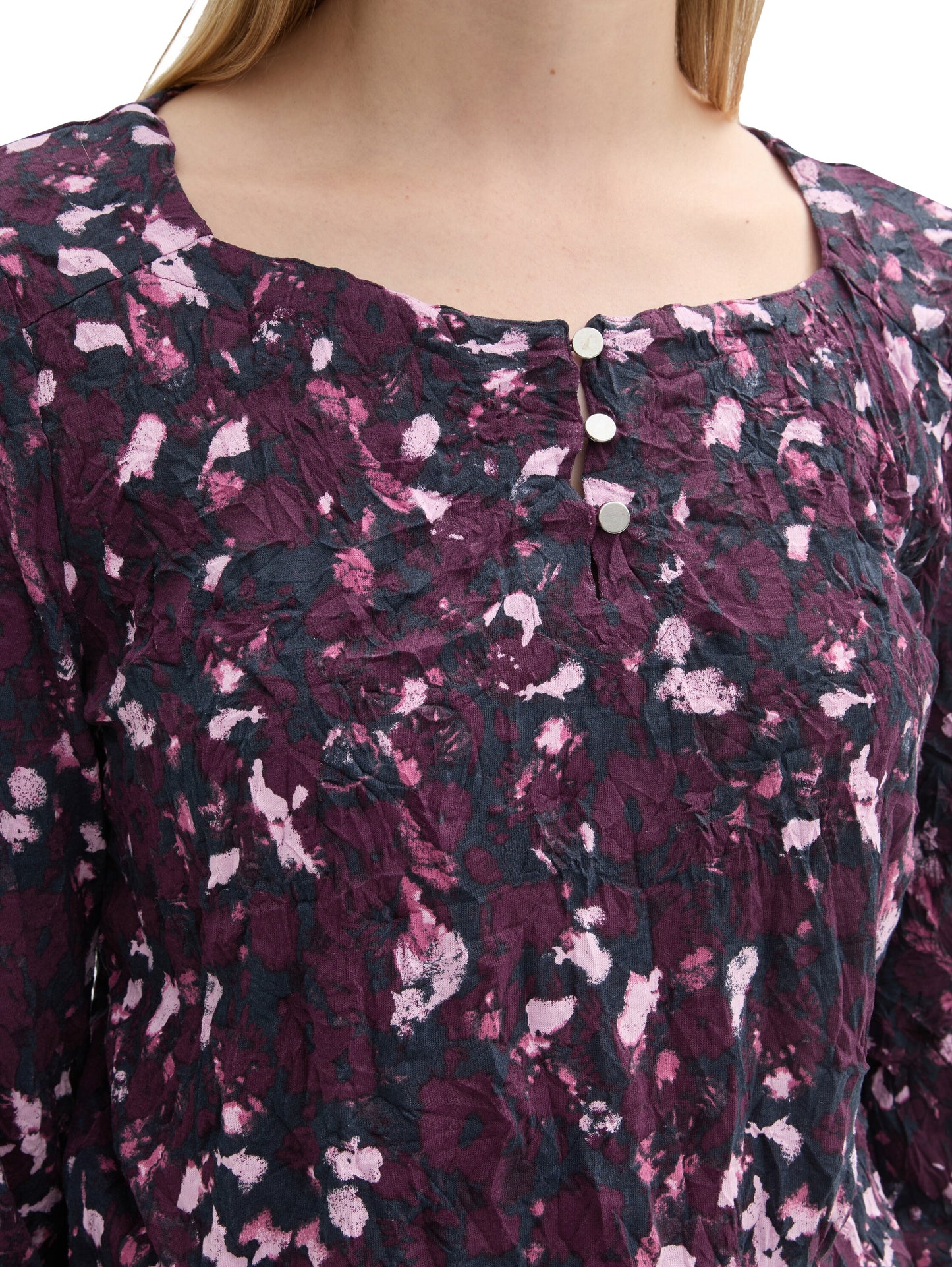 3/4 Arm Shirt in Knitteroptik
