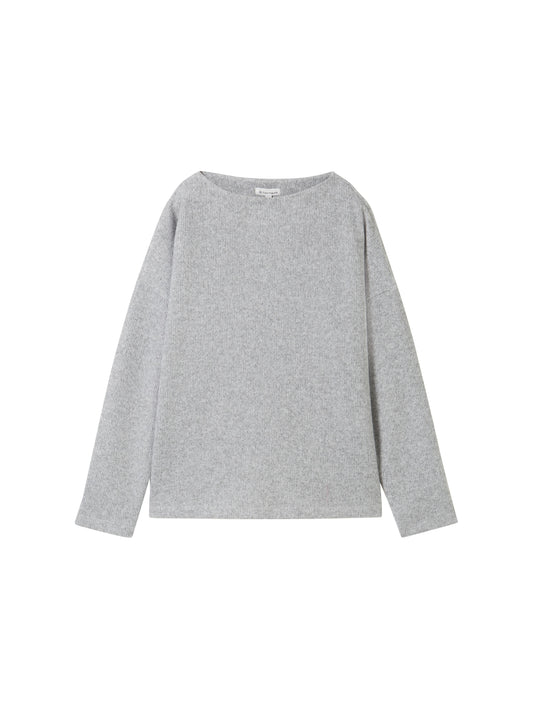 Geripptes Sweatshirt