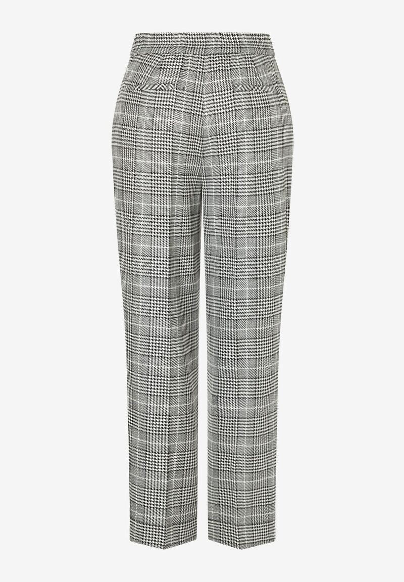 Glencheck Hose  schwarz/ecru  Herbst-Kollektion