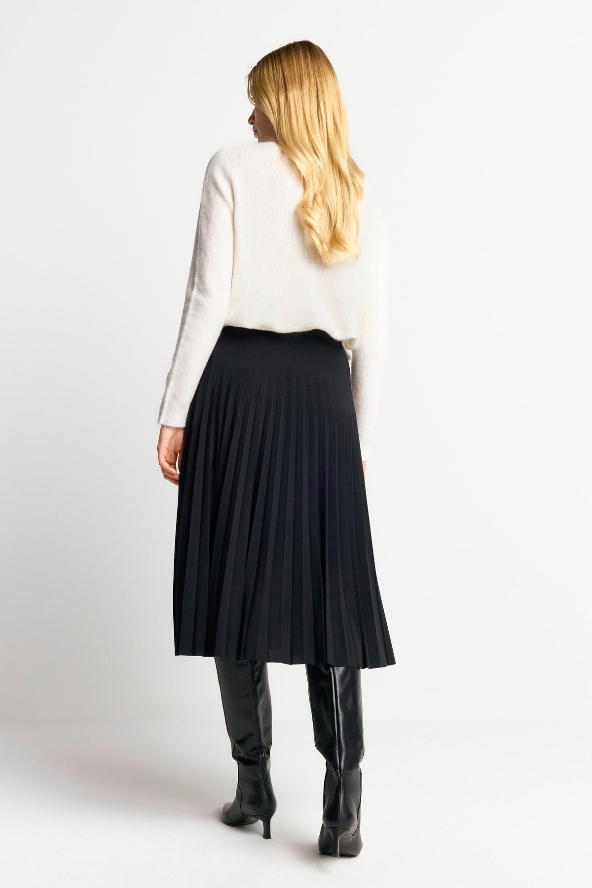 midi plissee skirt