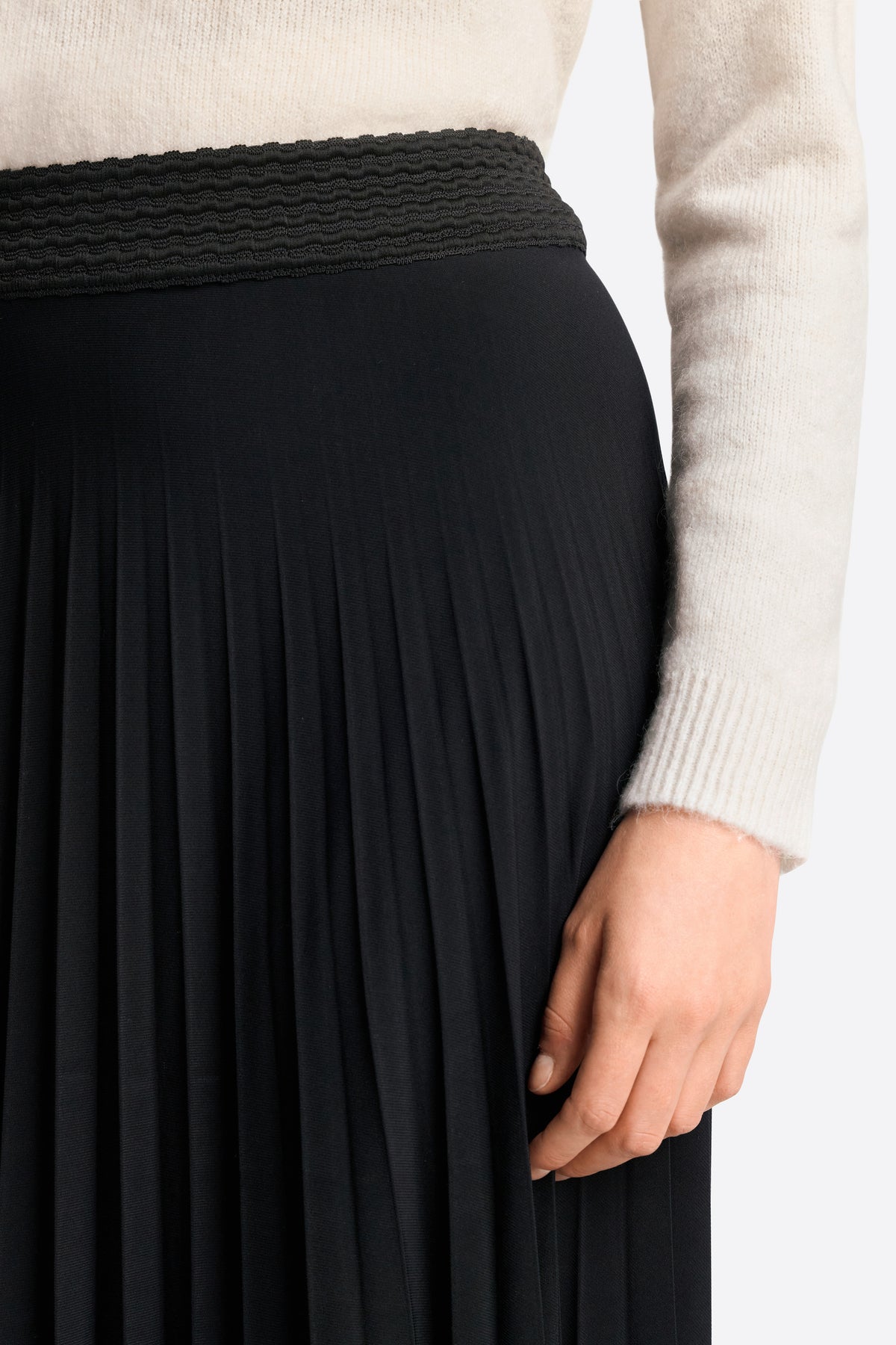 midi plissee skirt