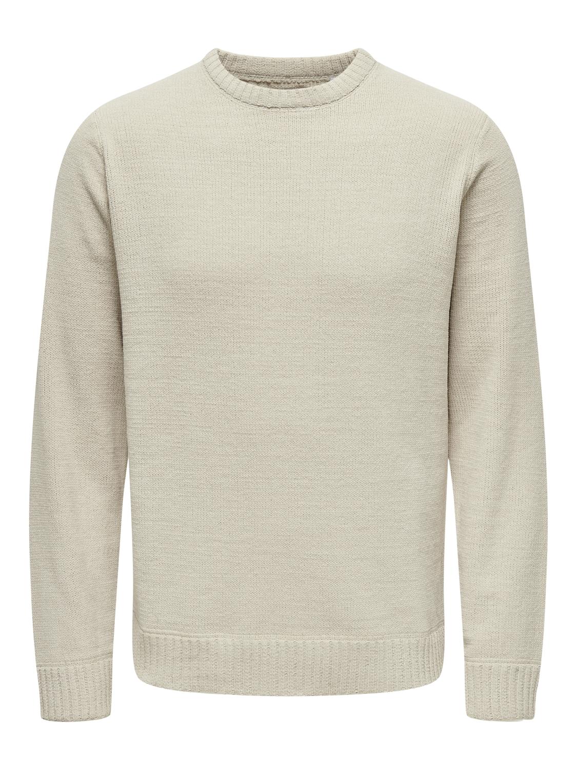 ONSETHAN LIFE REG 7 CREW KNIT