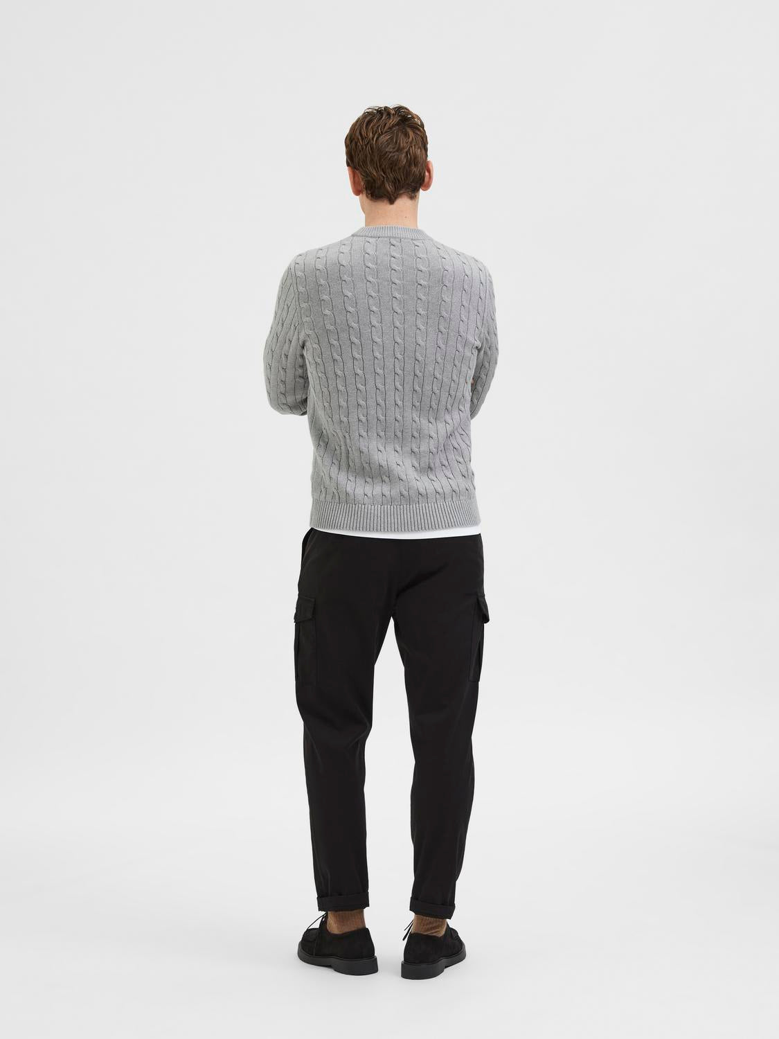 SLHRYAN STRUCTURE CREW NECK