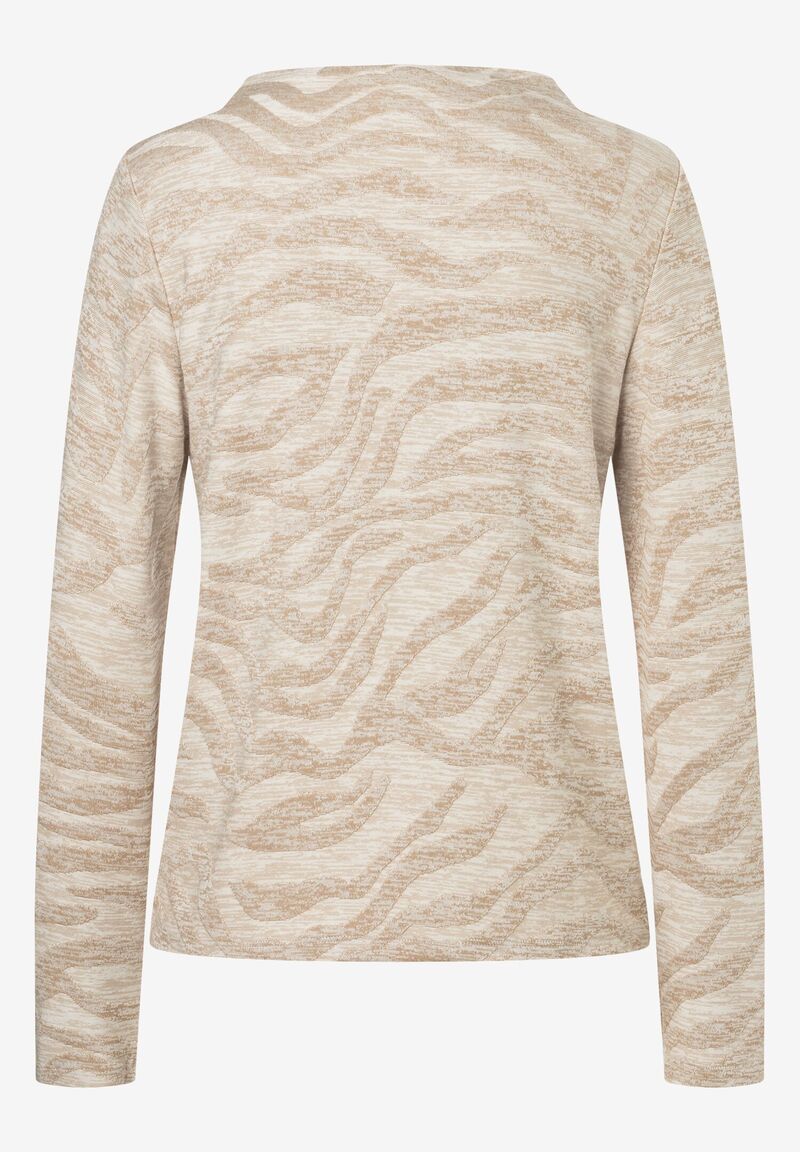 Sweatshirt mit Animal-Struktur  Herbst-Kollektion