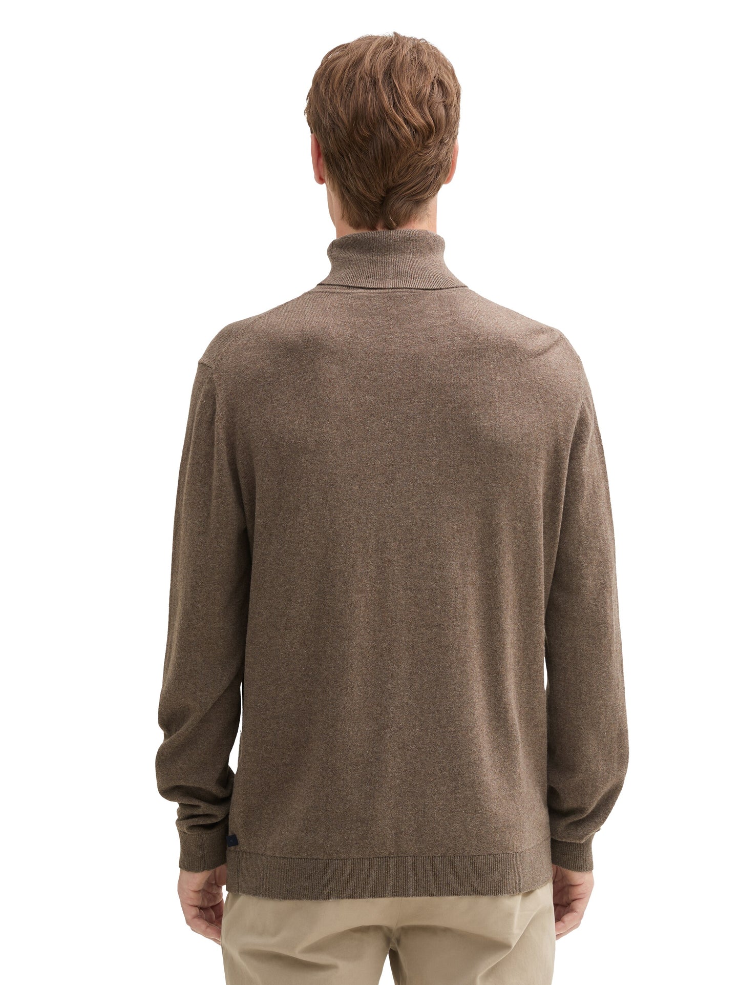 Rollkragenpullover mit Cashmere