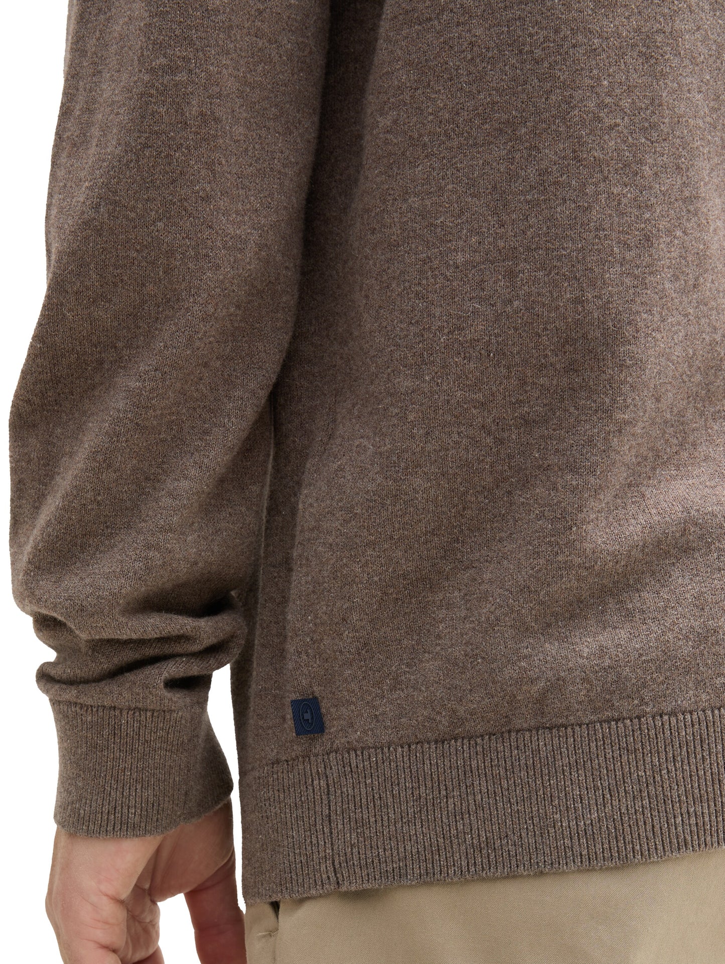 Rollkragenpullover mit Cashmere
