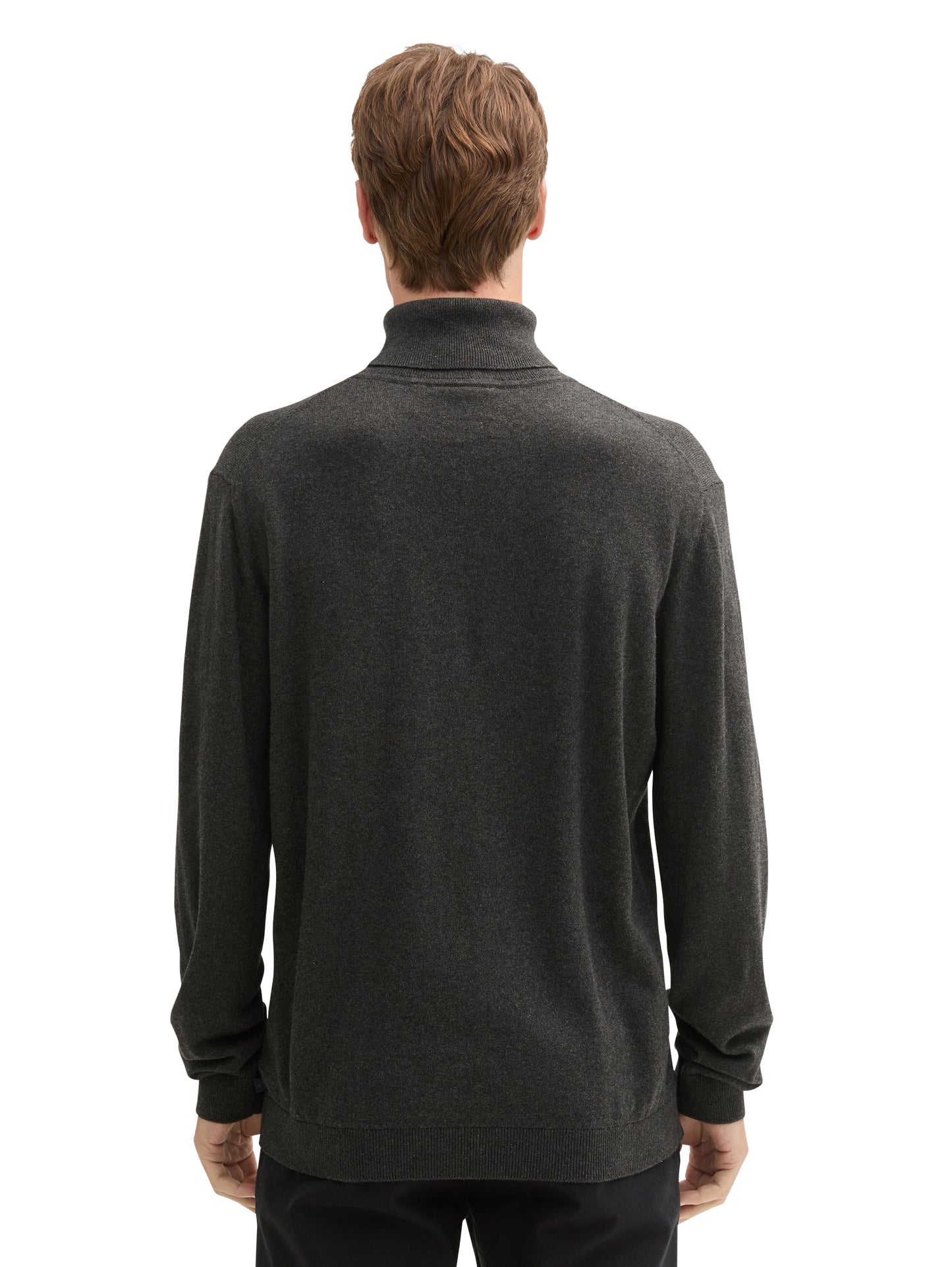 Rollkragenpullover mit Cashmere