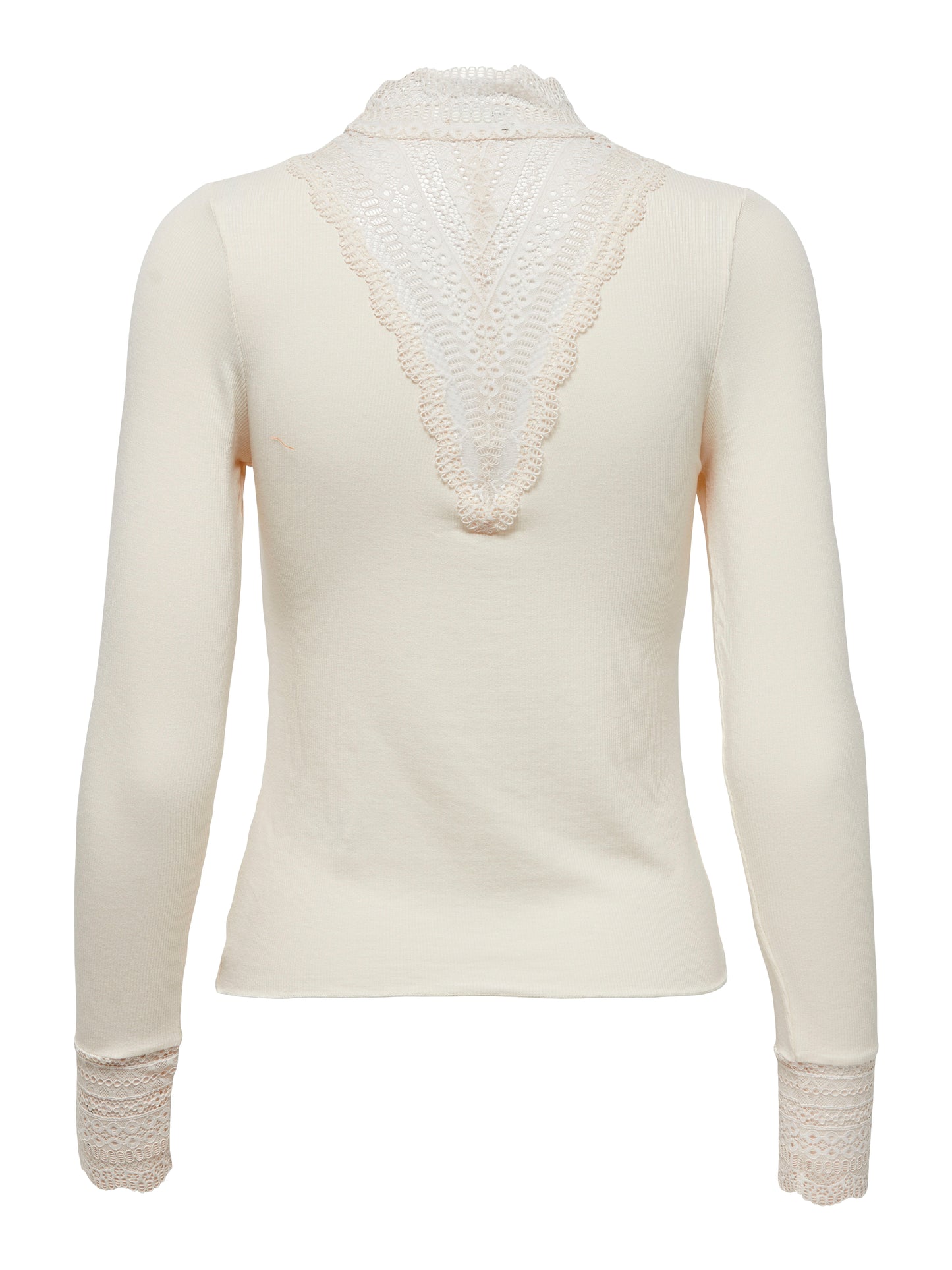 ONLTILDE L/S HIGH NECK LACE TOP JRS NOOS