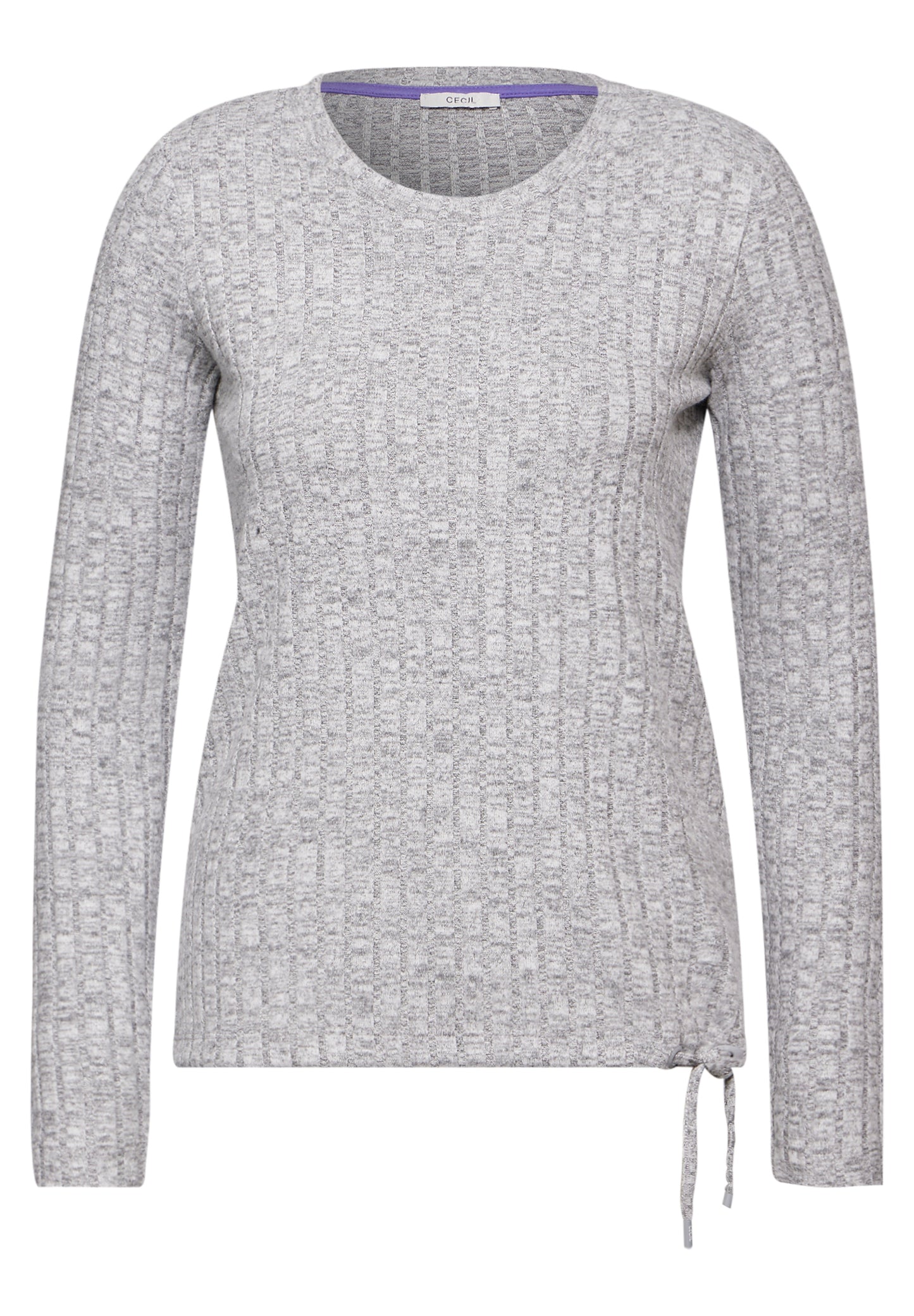 Shirt mit Rippenstruktur