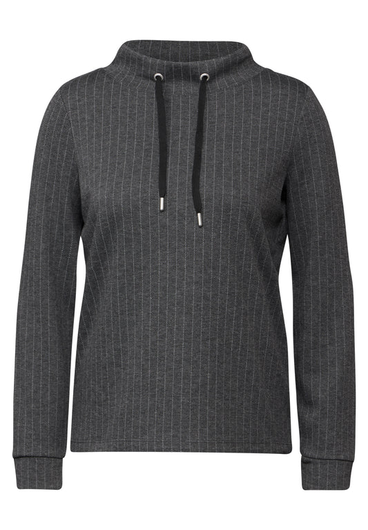 Shirt im Nadelstreifen-Look