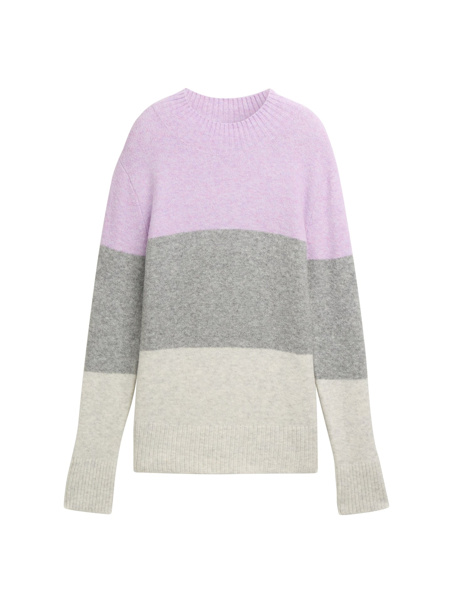 Strickpullover mit Colour Blocking