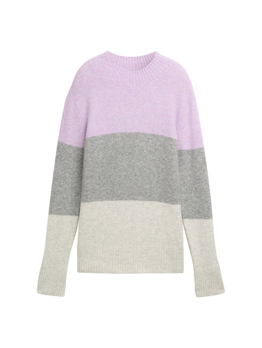 Strickpullover mit Colour Blocking