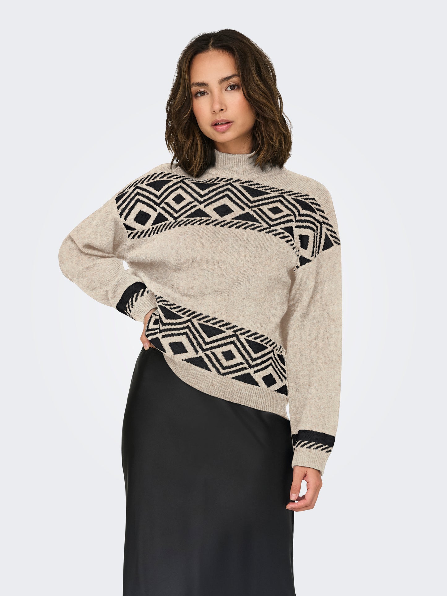 ONLVICTORIA L/S PULLOVER KNT NOOS