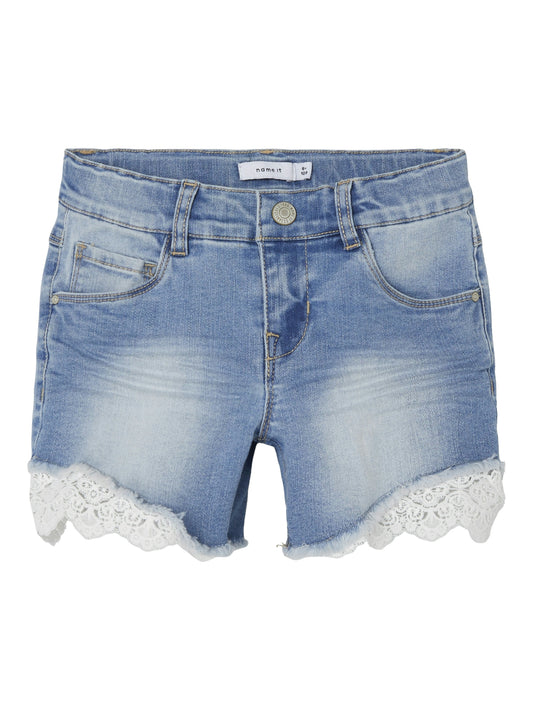 NKFSALLI SLIM DNM SHORTS 5372-HA NOOS