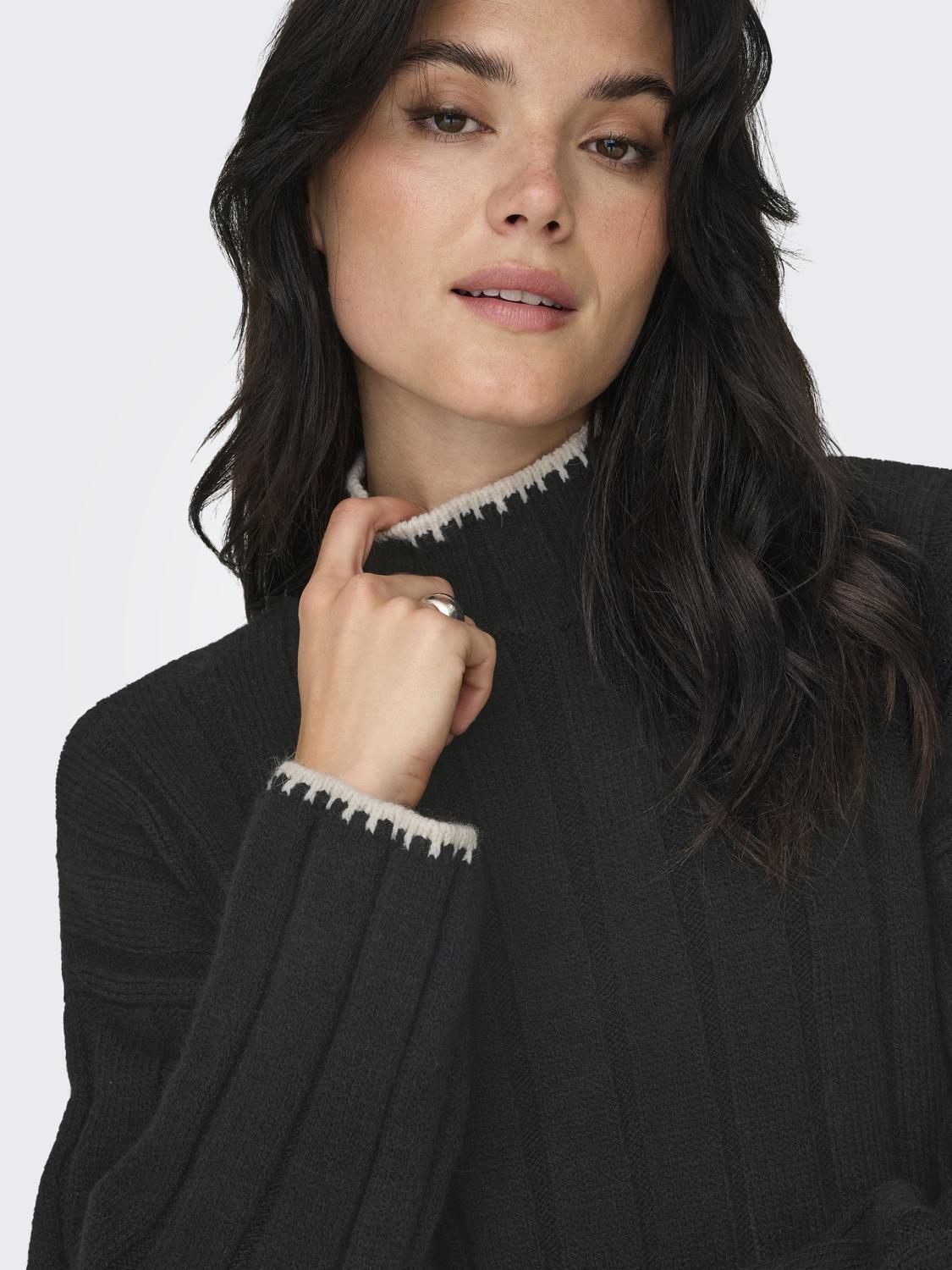 ONLCHICK STITCH LS HIGHNECK KNT NOOS