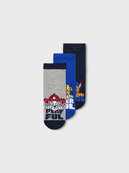 NMMJION PAWPATROL 3P SOCK NOOS CPLG