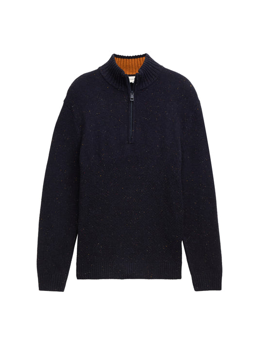 Troyer Pullover mit Strukturmix
