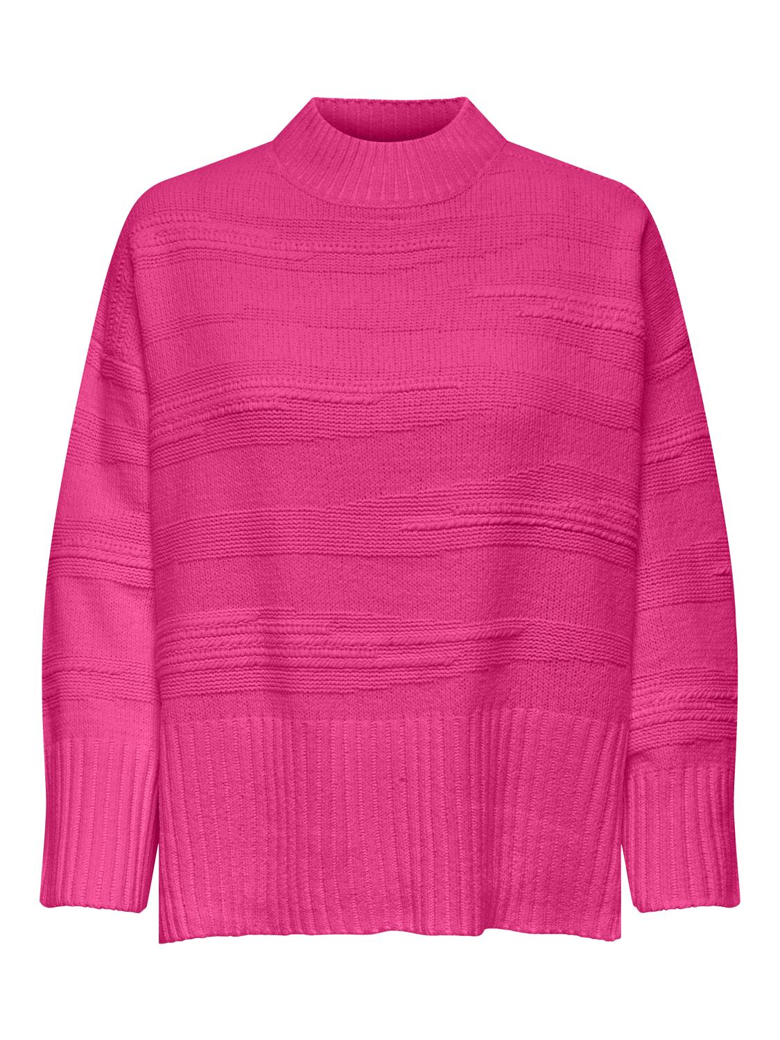 ONLIMA LS LOOSE STRUC HIGHNECK CC KNT