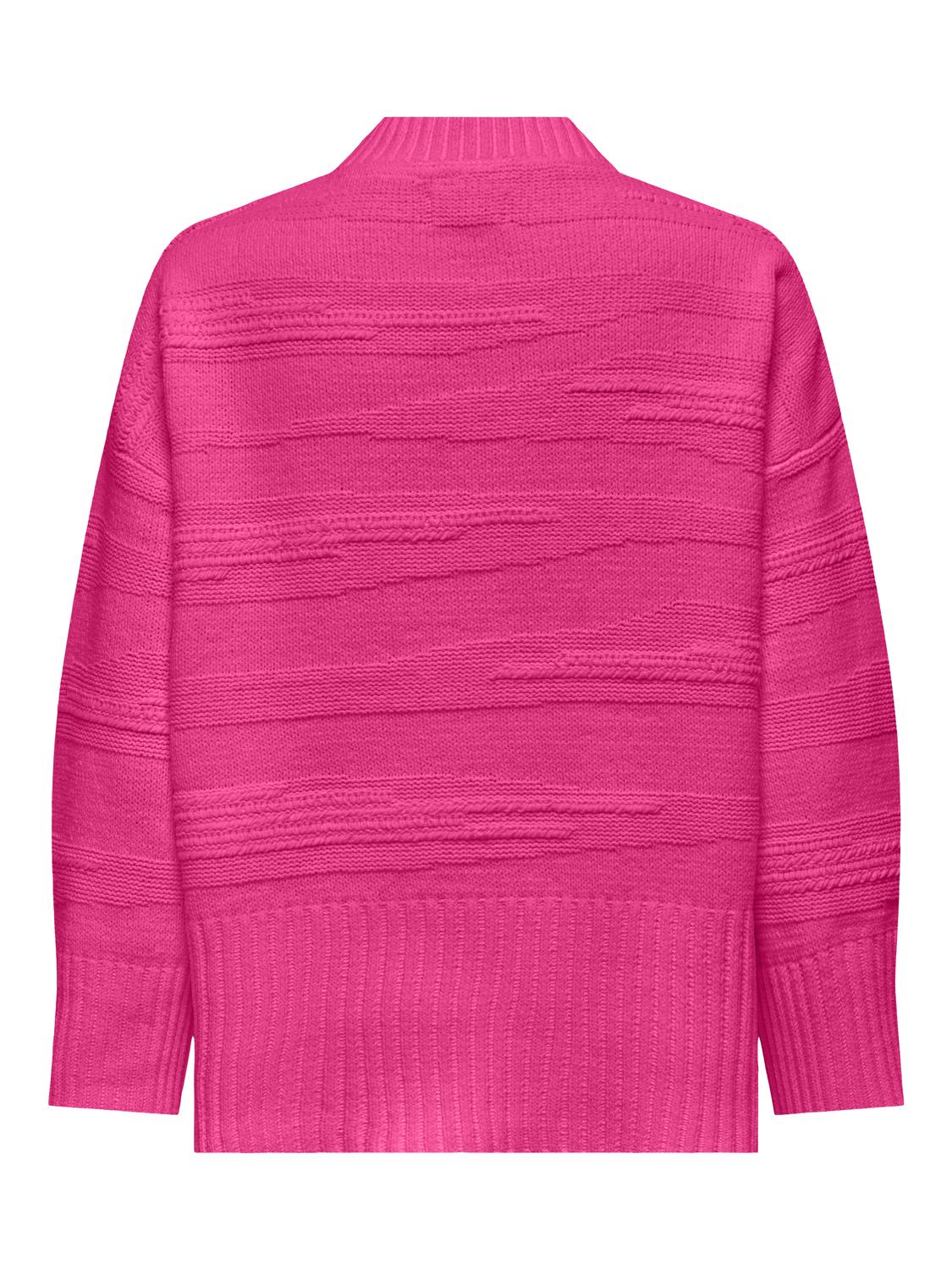 ONLIMA LS LOOSE STRUC HIGHNECK CC KNT