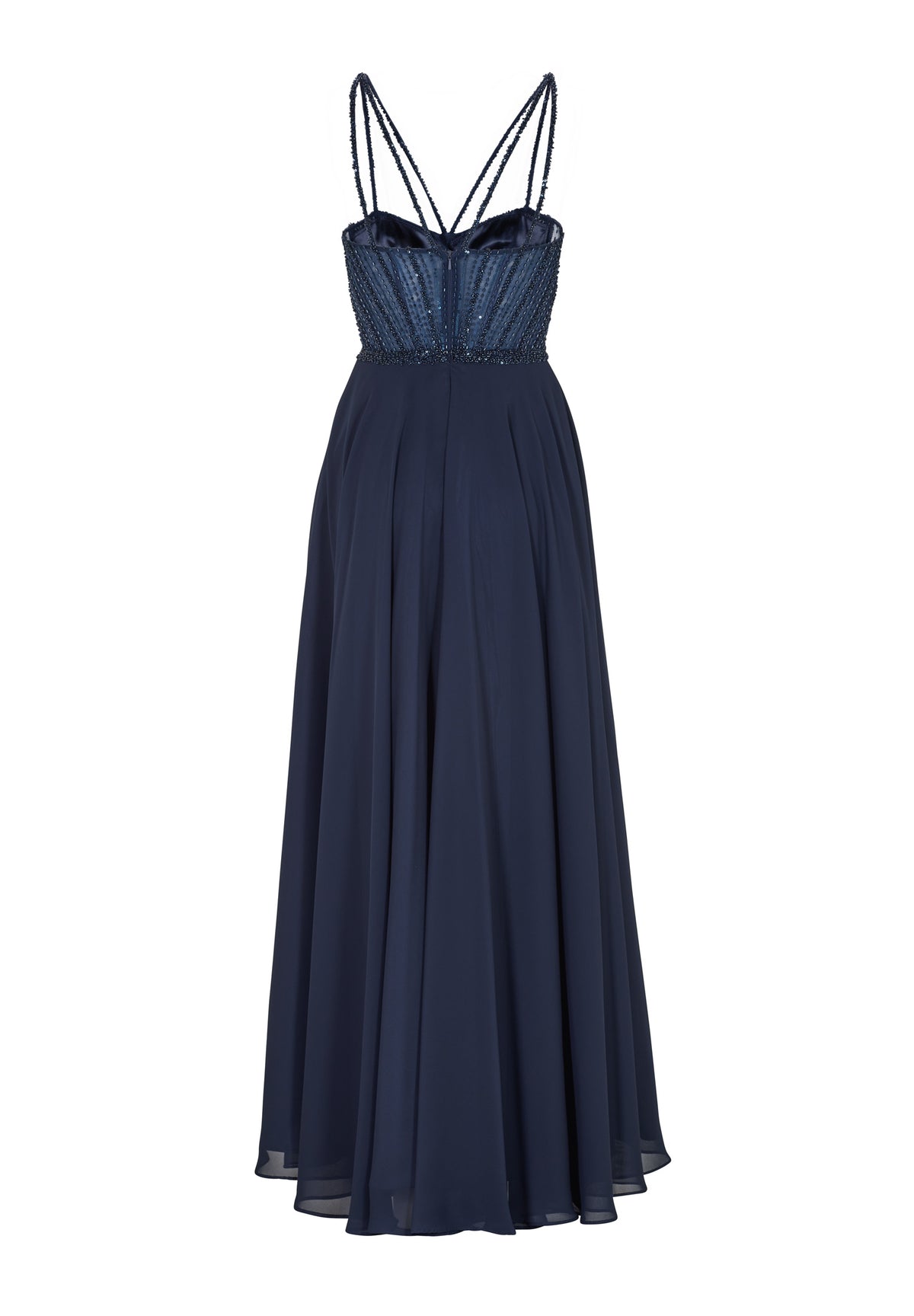 Corsagenkleid im See-Through-Look