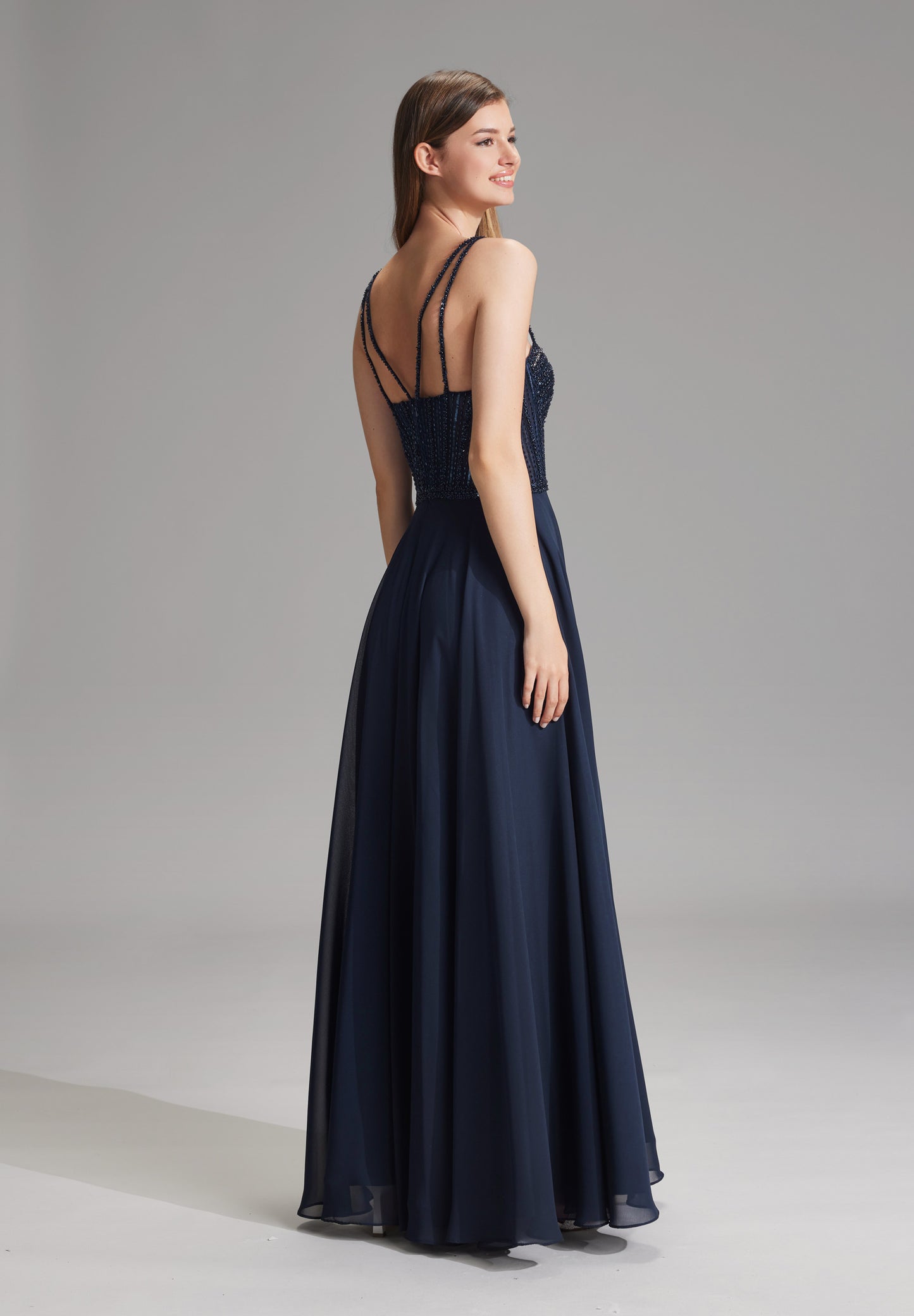 Corsagenkleid im See-Through-Look