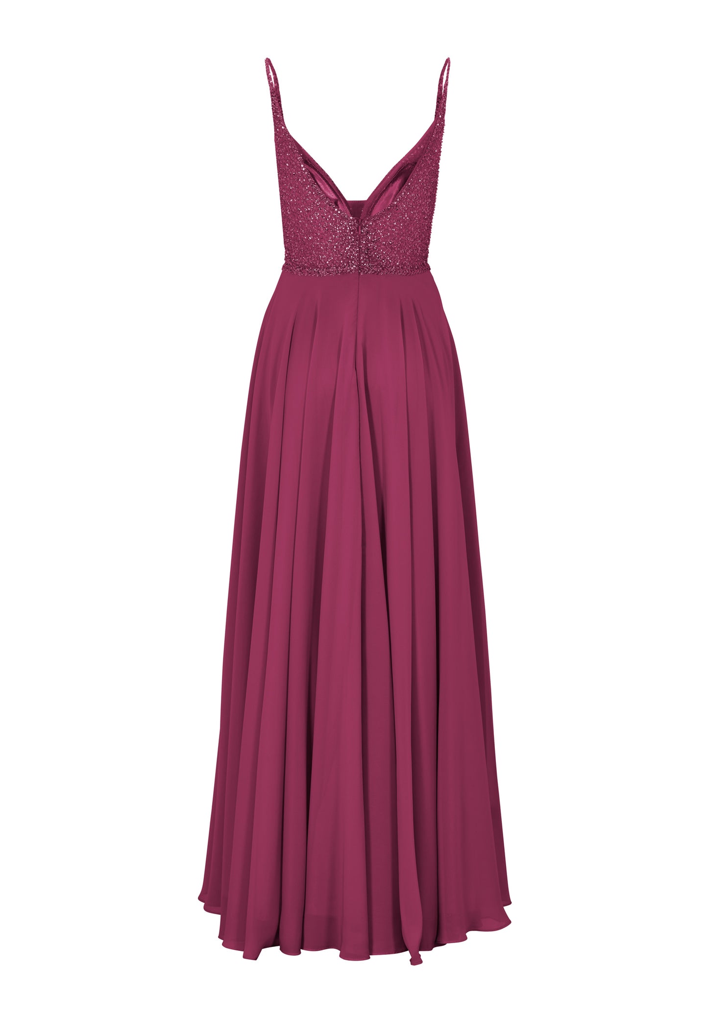 Abendkleid aus Materialmix