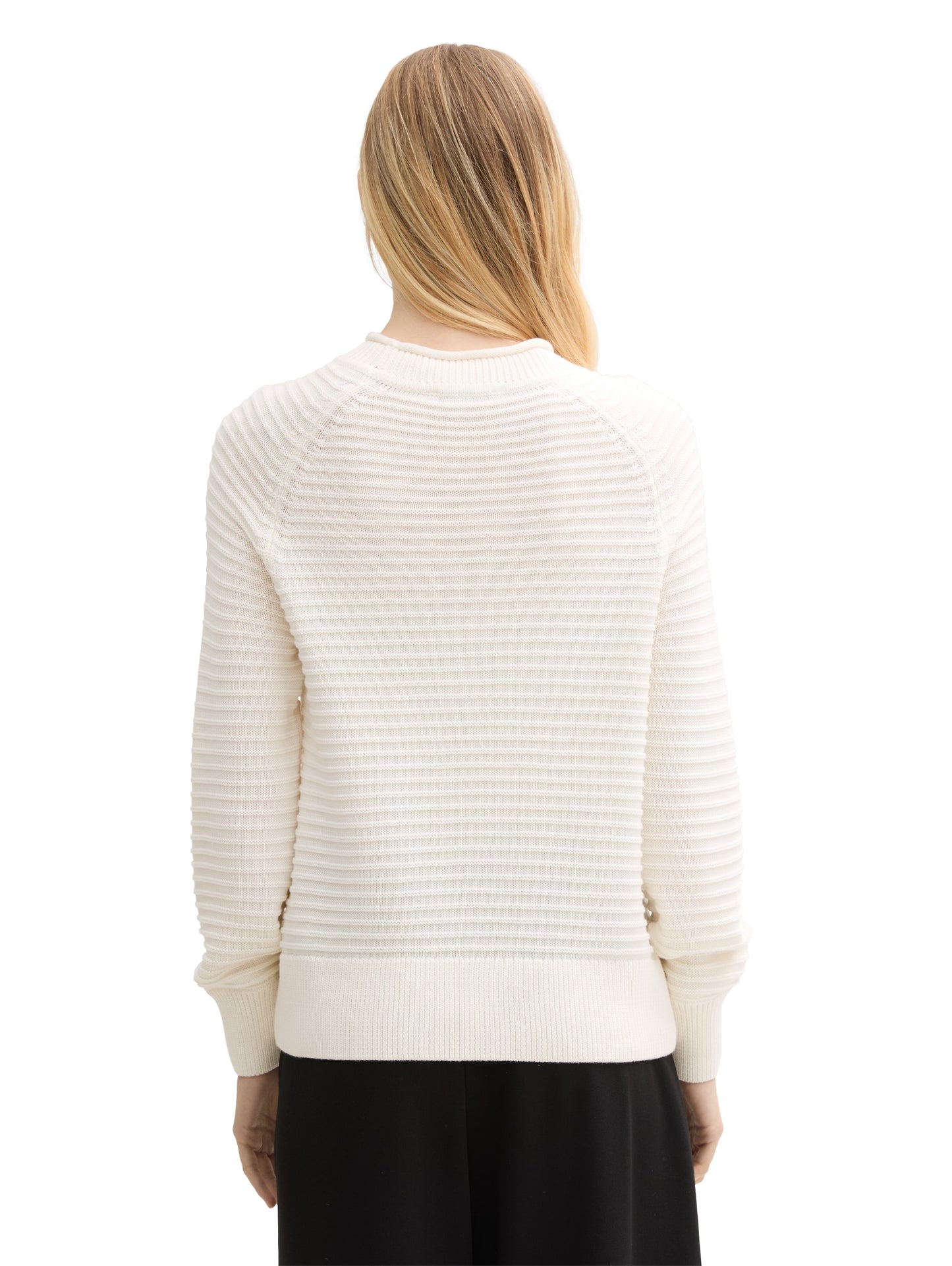 Strickpullover mit Struktur