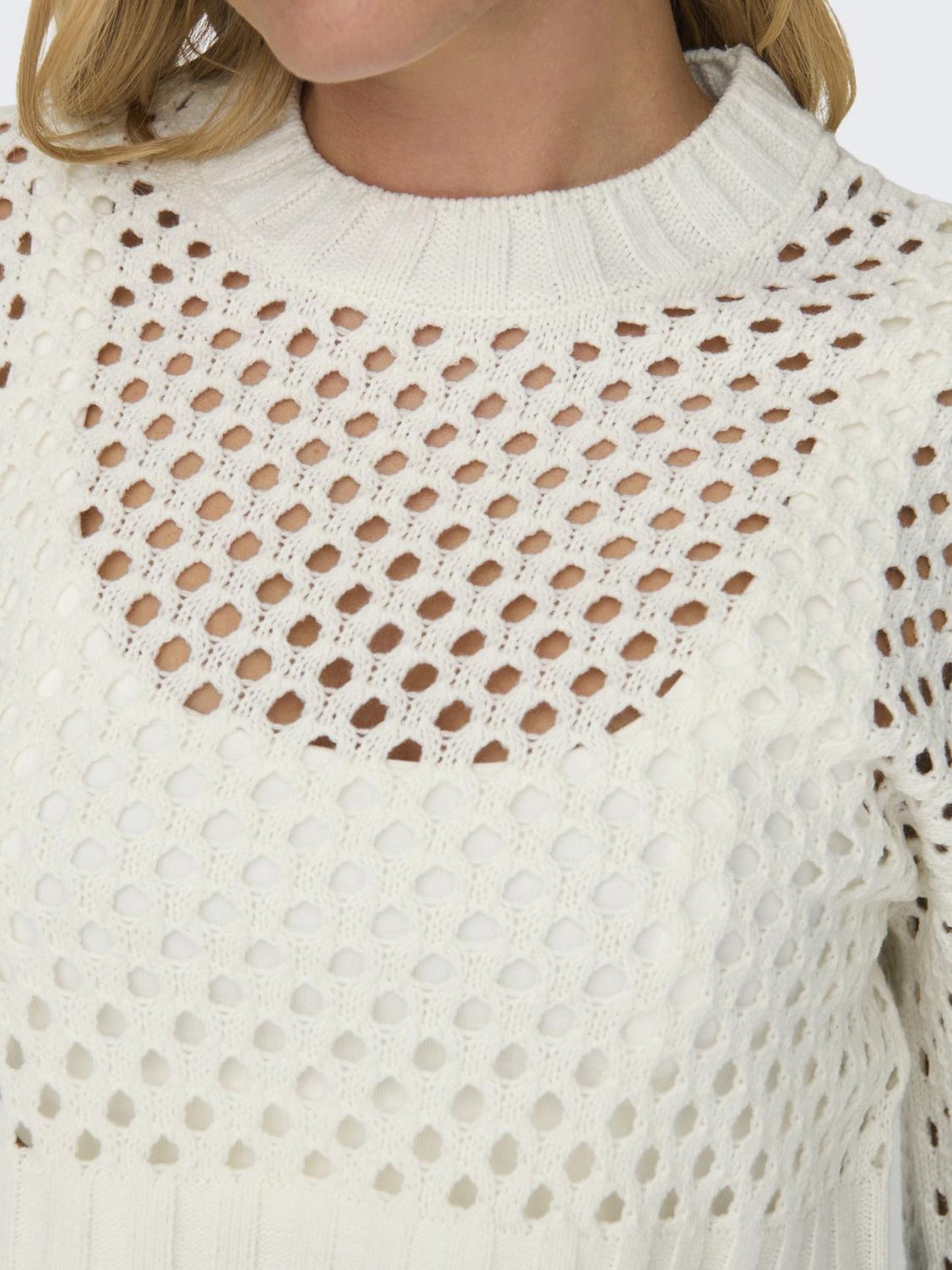 ONLSMILLA SHORT PULLOVER L/S KNT NOOS