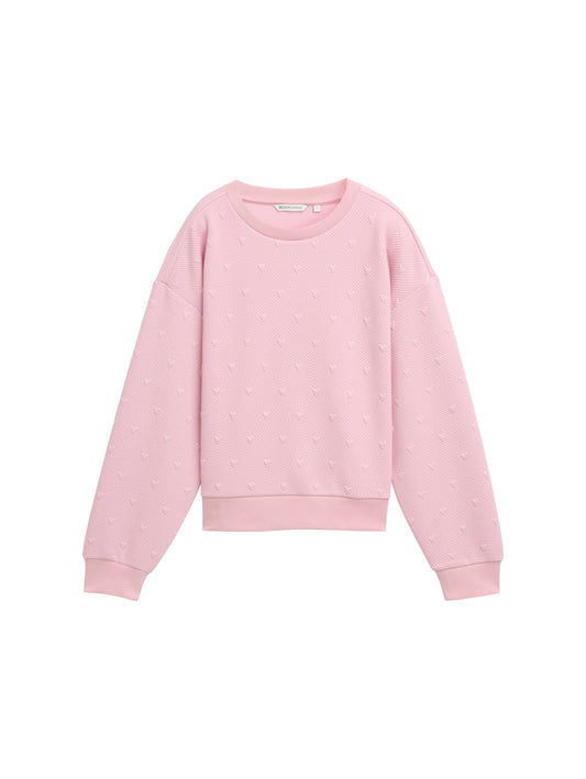 Sweatshirt mit Struktur