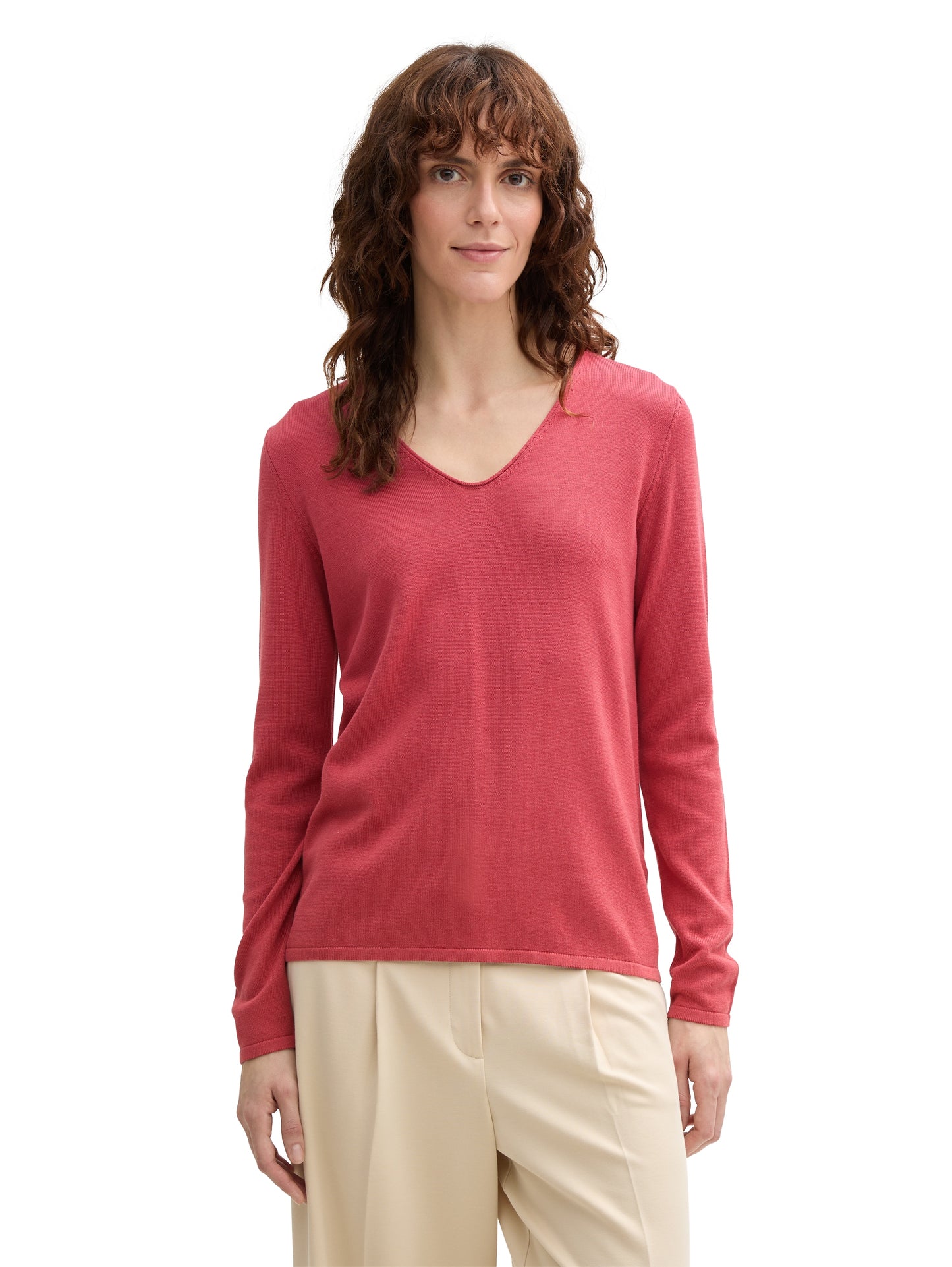Pullover mit V-Ausschnitt