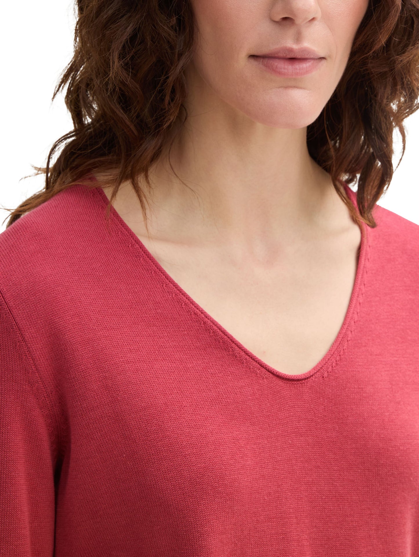 Pullover mit V-Ausschnitt