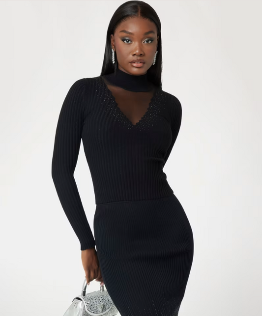 Guess Strickpullover FJBLK