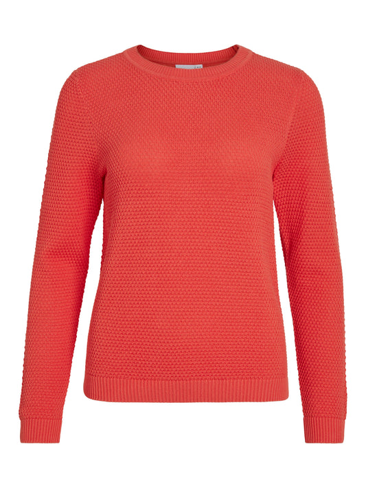 VIDALO O-NECK L/S KNIT TOP- NOOS