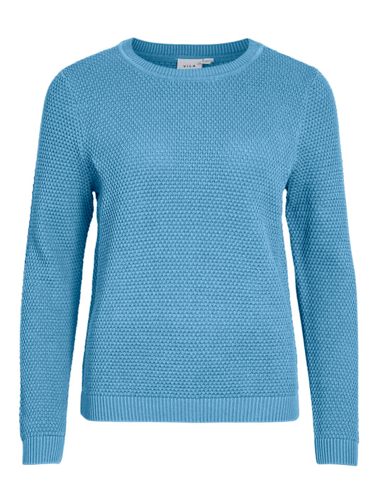 VIDALO O-NECK L/S KNIT TOP- NOOS